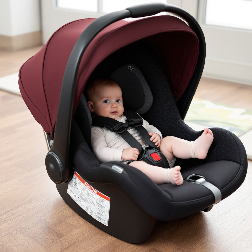Maxi-Cosi CabrioFix i-Size infant car seat used in Bali Family Travels vehicles