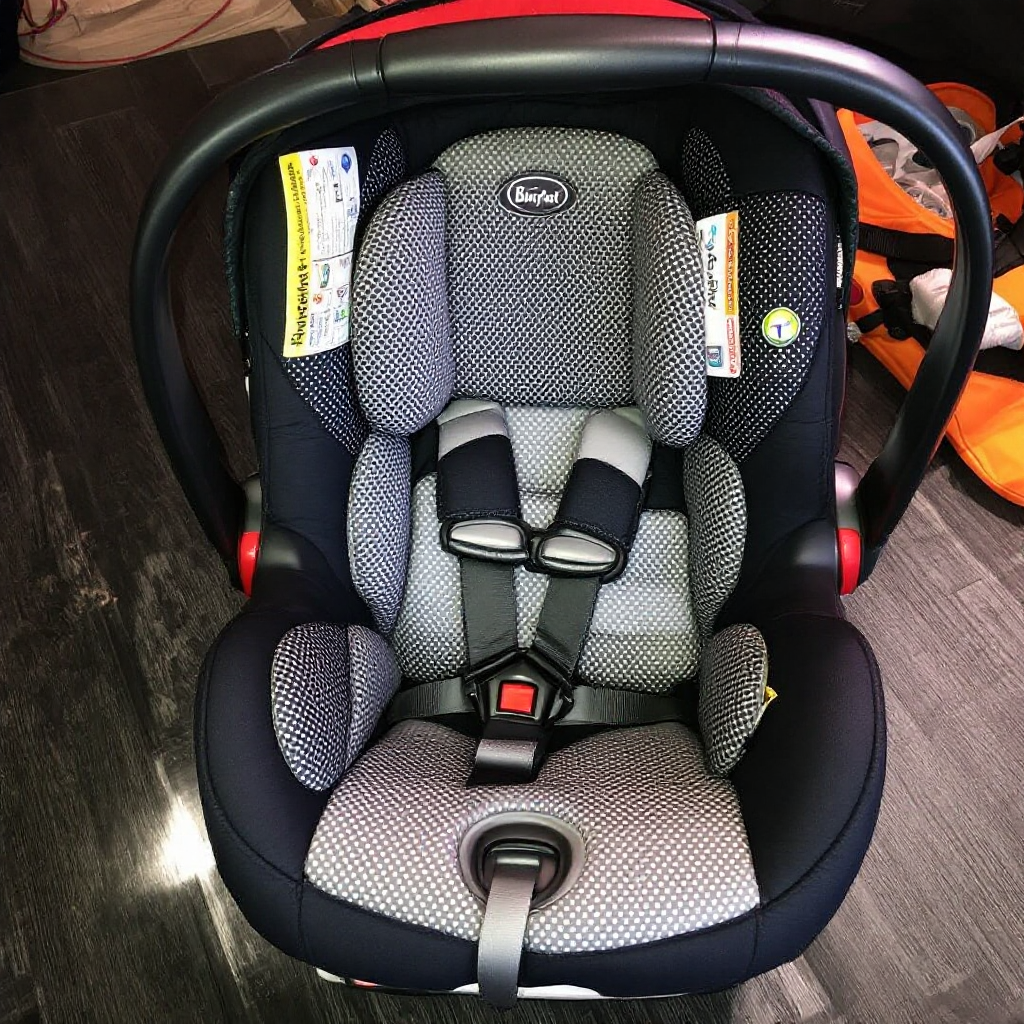 Britax and Maxi-Cosi child car seats used in Bali family transfers