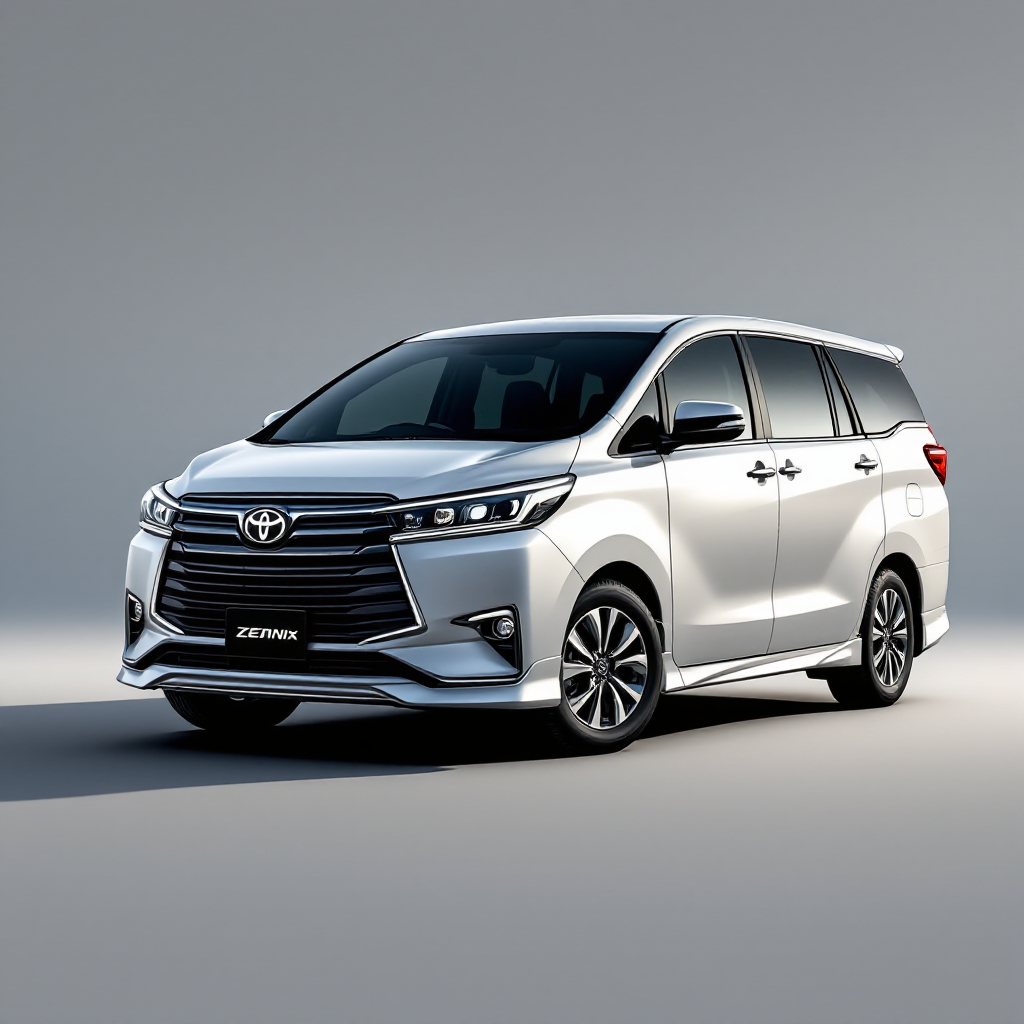 Toyota Innova Zenix MPV with ISOFIX car seat installed for family transfer